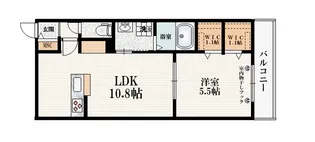 メゾンユタカ【2階】の間取り