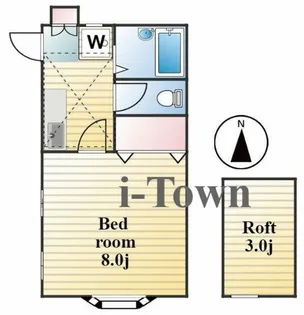 パーシモン西が丘【1階】の間取り