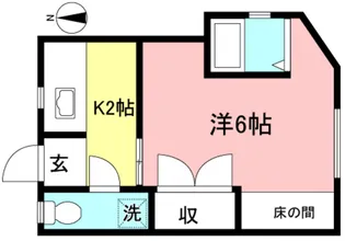 樫の木荘【1階】の間取り