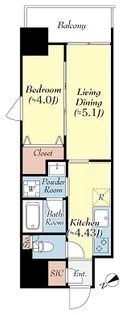 Keystone one【6階】の間取り