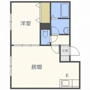ジュピター白石中央II【3階】の間取り