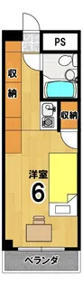 コーポ樋ノ口【5階】の間取り