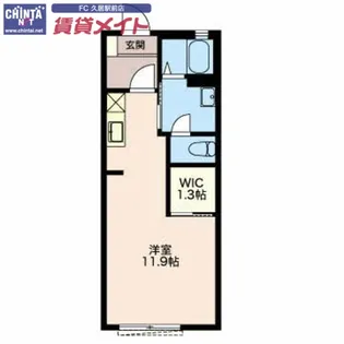 エステート中町 B【1階】の間取り