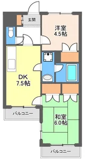 エクセレント1【3階】の間取り