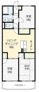 クレールはけの原【4階】の間取り