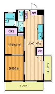 一條ビル【4階】の間取り