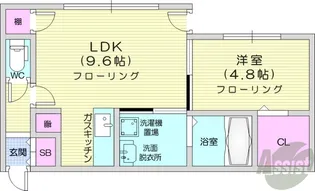 GRACIAS環状通【3階】の間取り