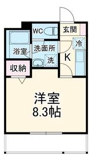 ベイルーム湘南台北【3階】の間取り