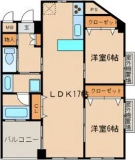 パークヒルズ桜台【2階】の間取り
