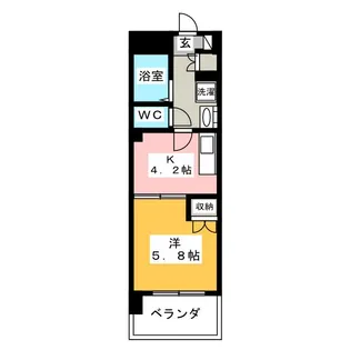 パノラマ南鴨宮【3階】の間取り