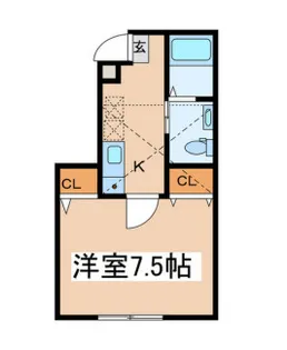 Lunaris Ebina【2階】の間取り