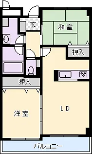 シルフィード緑地【2階】の間取り