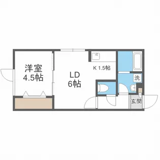 リングル南5条【3階】の間取り