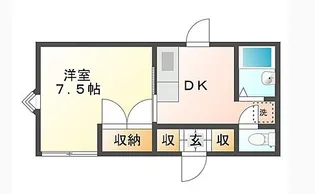 アップルL【2階】の間取り