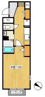 プルメリアテラス【2階】の間取り