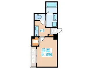 サニークレスト東中野【2階】の間取り