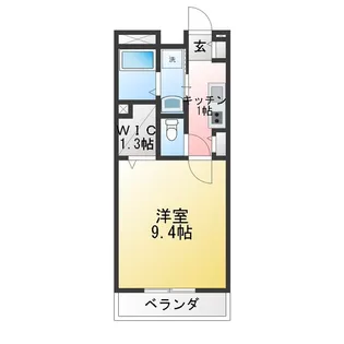 モアドマーニ【1階】の間取り