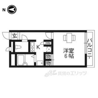 レオパレスフォンターナ【2階】の間取り