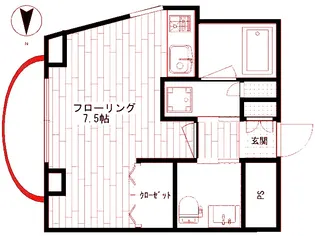 アンシャンテII【2階】の間取り