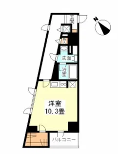 TKフラッツ渋谷【8階】の間取り