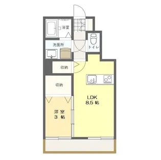 エルフォート パトリア【1階】の間取り