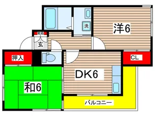 シャト-杉浦【3階】の間取り