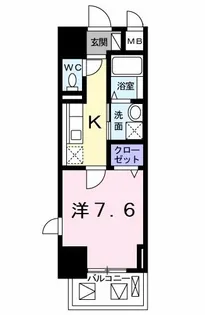 クラシェス新長田【12階】の間取り