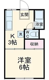 ホワイトパレス【2階】の間取り