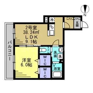 Ajour蘇我06【1階】の間取り