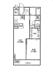 Course.K【3階】の間取り