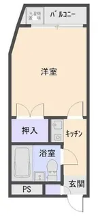 橋本MSマンション【3階】の間取り