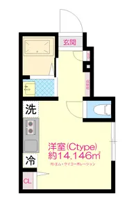 【仮称】アトリアコート6【1階】の間取り