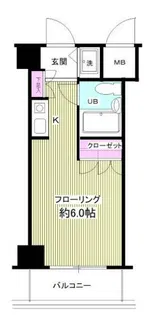 パーク・ノヴァ川崎【7階】の間取り