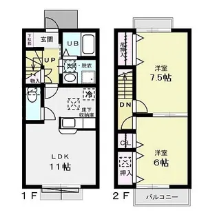 森の館 IIの間取り