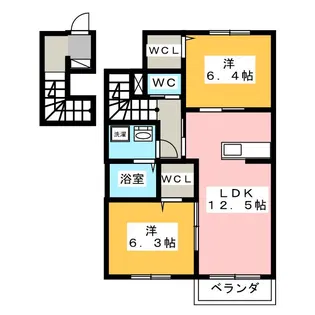 ESTASIA【2階】の間取り