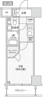 レジディア笹塚II【3階】の間取り