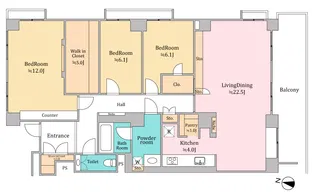 ストークマンション目黒【2階】の間取り