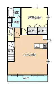 Fスクエア【2階】の間取り