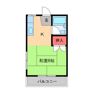 東和ハイツ【2階】の間取り