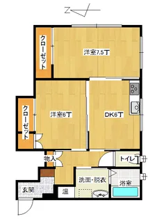 メゾンピュア【1階】の間取り