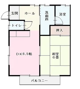 コーポ守谷【2階】の間取り
