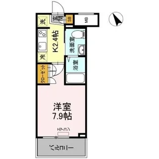 イーストサイドレジデンス【4階】の間取り