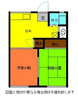 コーポ京王【2階】の間取り