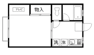 板橋ハイツA【2階】の間取り