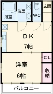 パークハイツ【1階】の間取り