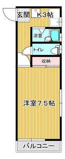 ハイツプラム【1階】の間取り