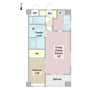 ブラン・ルーチェ【3階】の間取り
