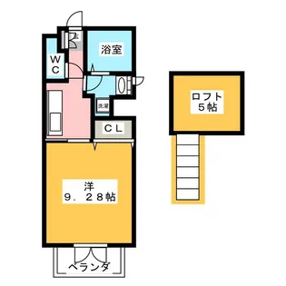 ARiesヤシロダイ【3階】の間取り