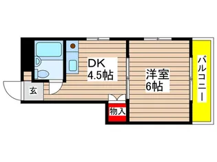 若草荘【1階】の間取り