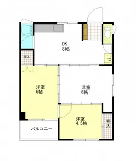 吉村建設ビル【4階】の間取り